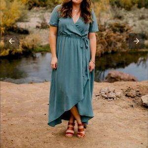 Wren and Ivory Dakota Wrap Dress